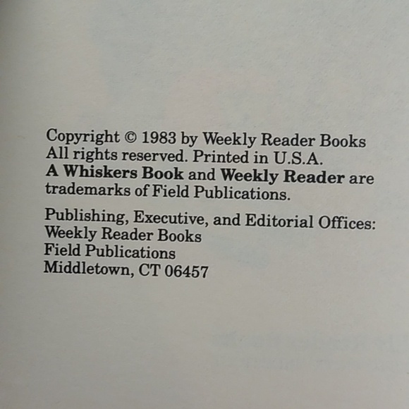 Whiskers Goes Camping Vintage Children's Picture Book Weekly Reader Collectible - Picture 4 of 5